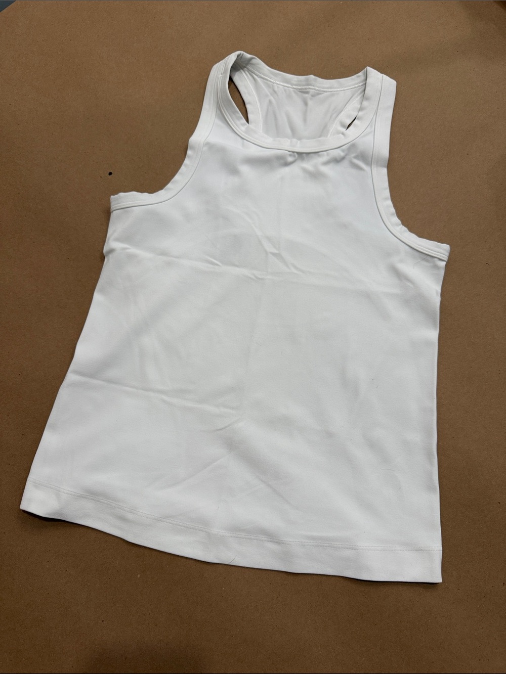 Lululemon Wunder Train White Racerback Tank